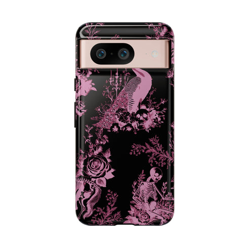 Gothic Peacock Toile Phone Case